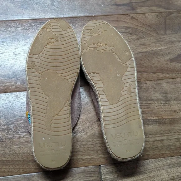 Ubuntu Handmade Suede Slip On Shoe 9.5 W - Picture 6 of 9